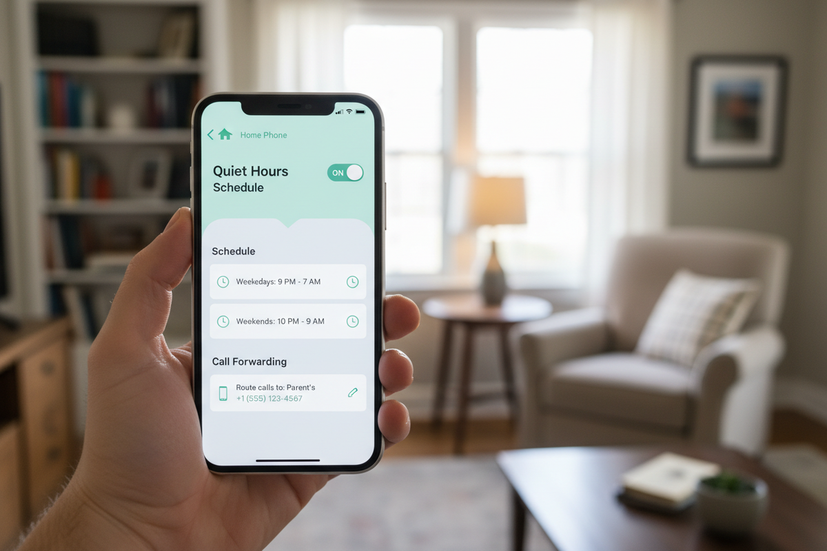 Quiet Hours: Putting the Family Phone on a Schedule